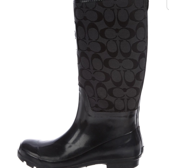 Coach logo rubber boots - Picture 1 of 7